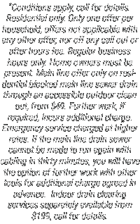 Offer conditions